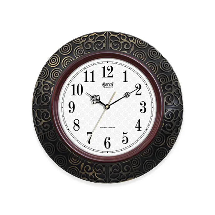 Ajanta Vintage series Wall Clock – 8097 – Mahogany