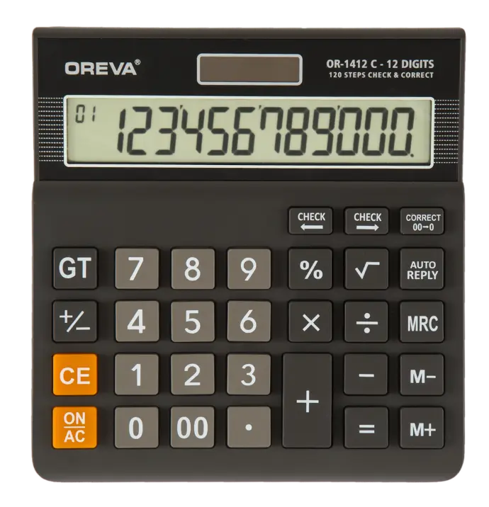 OR 1412 C WITH CHECK & CORRECT,120 STEPS CHECK FUNCTION,SOLAR BATTERY