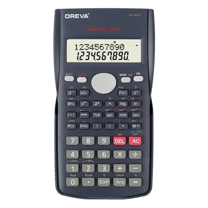 FX-240 MS SCIENTIFIC CALCULATOR WITH 240 FUNCTIONS,DOT MATRIX,2-LINE DISPLAY