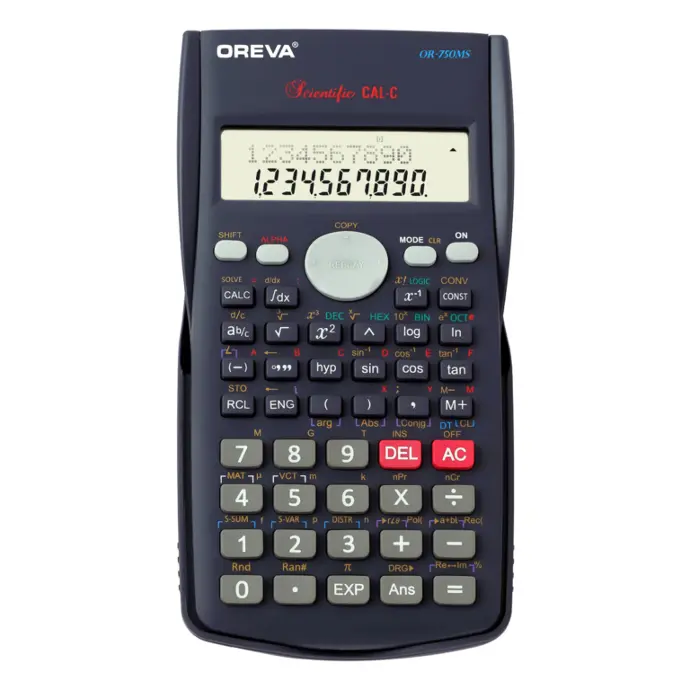 FX-750 MS SCIENTIFIC CALCULATOR WITH 401 FUNCTIONS,DOT MATRIX,2-LINE DISPLAY