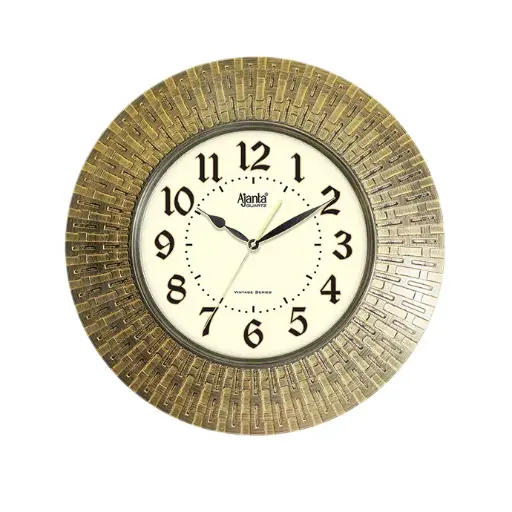Ajanta Wall Clock – Vintage series Clock – 117 – golden