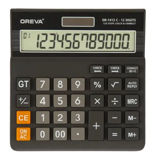 OR 1412 C WITH CHECK & CORRECT,120 STEPS CHECK FUNCTION,SOLAR BATTERY